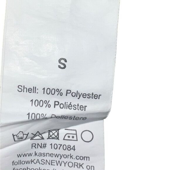 KAS WOMENS FLORAL EMBROIDERED PULLOVER‎ TUNIC TOP IN YELLOW Size Small - Picture 9 of 9